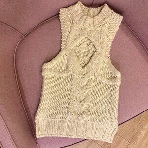 Keke Cable Knit Tank For Love & Lemons XS with Flaw
